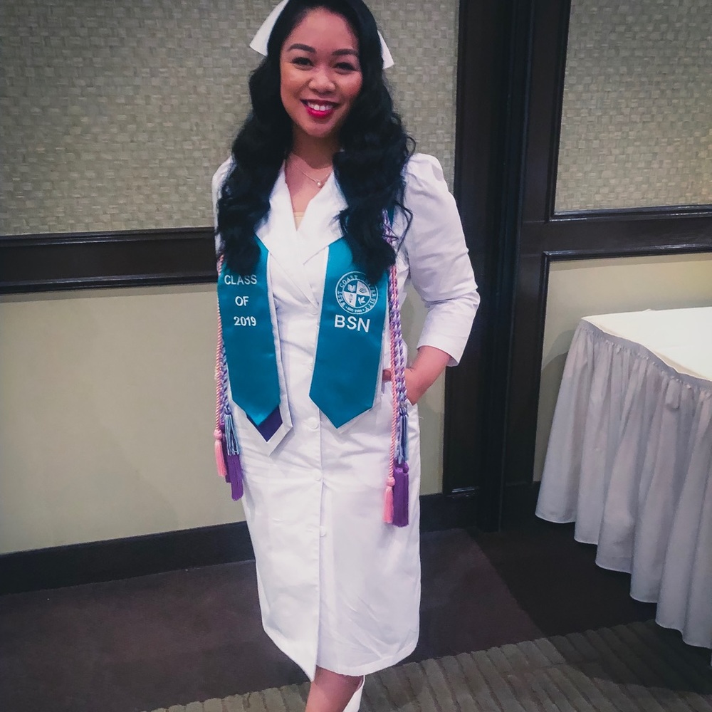 Nurse pinning dress